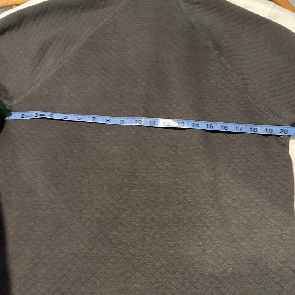 Brothers & Sons Quilted Pullover Gray Quarter Snap Sweatshirt Men’s Medium - Picture 6 of 7